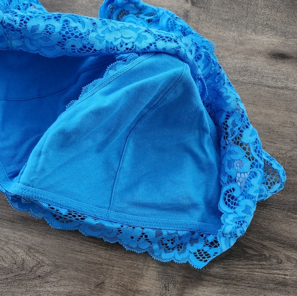 Xhilaration Racerback Wireless Padded Bralette Blue Women's XL NWT - Picture 11 of 16